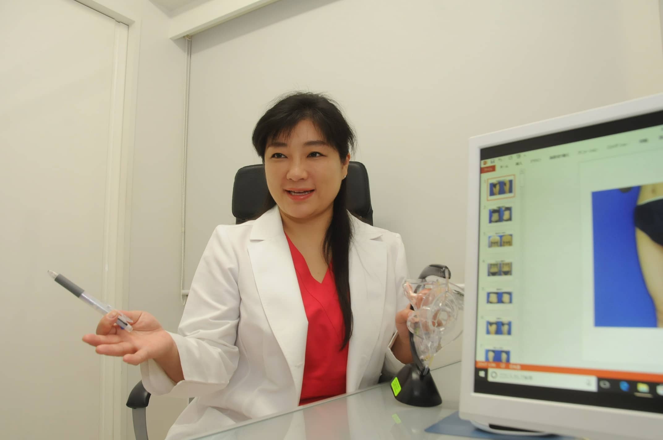 特徴4：手術の経過を写真比較